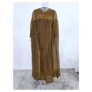 LANMREM-vestido plisado de 2 piezas para mujer, prenda de longitud media con cuello redondo, estilo elegante, ropa de moda femen