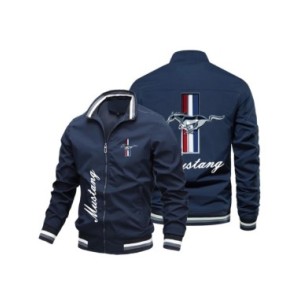Chaqueta de béisbol con estampado de marca para hombre, chaqueta de Aviador informal de cuello redondo, chaqueta delgada de Must