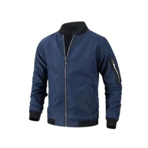 Chaqueta Bomber para hombre, abrigo informal con cremallera de Hip Hop, rompevientos, uniforme de béisbol, chaquetas de aviador,