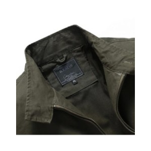 Chaqueta de trabajo de manga larga para hombre, chaqueta de Aviador lavada, gruesa, cálida, informal, Color sólido, con solapa f