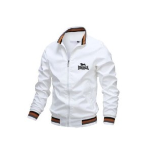 LONSDALE-Chaqueta de AVIADOR CON CUELLO levantado para hombre, chaqueta de béisbol ajustada informal, última moda de primavera, 