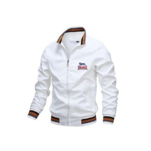 LONSDALE-Chaqueta de AVIADOR CON CUELLO levantado para hombre, chaqueta de béisbol ajustada informal, última moda de primavera, 
