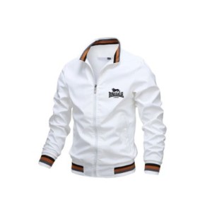 LONSDALE-Chaqueta de AVIADOR CON CUELLO levantado para hombre, chaqueta de béisbol ajustada informal, última moda de primavera, 