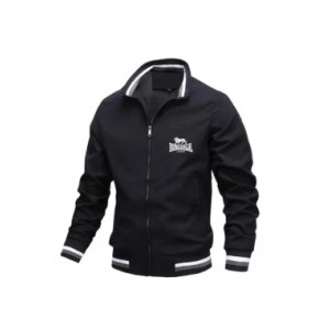 LONSDALE-Chaqueta de AVIADOR CON CUELLO levantado para hombre, chaqueta de béisbol ajustada informal, última moda de primavera, 