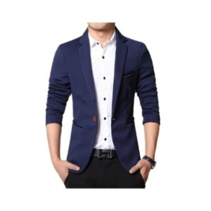 Nuevo blazer de otoño 2015 para hombre, blazer ceñido casual de moda para hombres, chaquetas de marca de diseñador para hombres