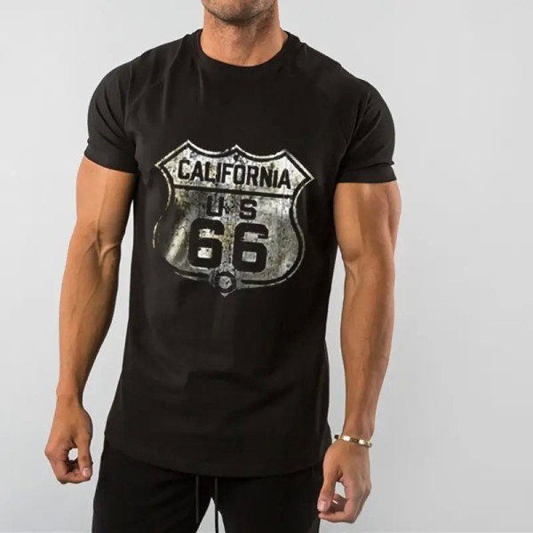 Camiseta Vintage para hombre, ropa informal de manga corta con estampado 3D, estilo Hip Hop americano, talla grande, diseño 66, 
