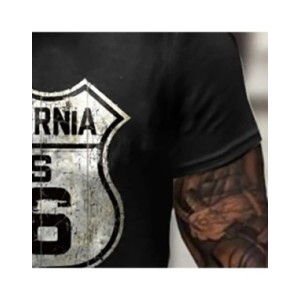 Camiseta Vintage para hombre, ropa informal de manga corta con estampado 3D, estilo Hip Hop americano, talla grande, diseño 66, 