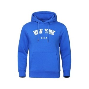 Sudadera con capucha para hombre, Jersey holgado de manga larga con estampado de la ciudad de los EE. UU., Nueva YORK, informal,