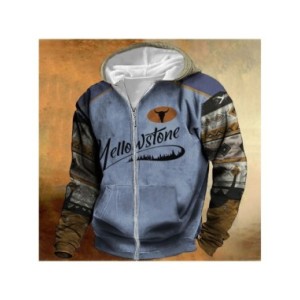 Sudaderas con capucha Vintage con cremallera para hombres, estampado Harajuku, manga larga, moda urbana, ropa de gran tamaño, Su