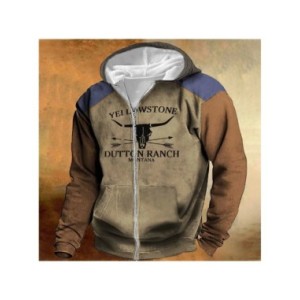 Sudaderas con capucha Vintage con cremallera para hombres, estampado Harajuku, manga larga, moda urbana, ropa de gran tamaño, Su