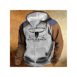 Sudaderas con capucha Vintage con cremallera para hombres, estampado Harajuku, manga larga, moda urbana, ropa de gran tamaño, Su