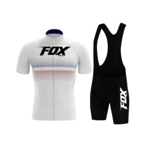 Fox teleyi-pantalones cortos de ciclismo para hombre, Jersey de bicicleta de montaña, conjunto deportivo de secado rápido, veran