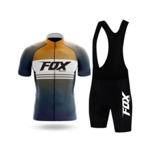 Fox teleyi-pantalones cortos de ciclismo para hombre, Jersey de bicicleta de montaña, conjunto deportivo de secado rápido, veran