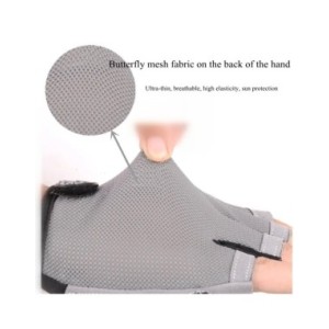 Guantes de Ciclismo de medio dedo para hombre y mujer, manopla antideslizante transpirable para entrenamiento deportivo