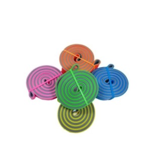 Bandas de resistencia de doble Color para ejercicios de estiramiento, banda asistida de goma Unisex, para Fitness, gimnasio