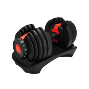Mancuernas ajustables para entrenamiento físico, tonifica tu fuerza y desarrolla tus músculos, 24KG, 5-52.5 libras
