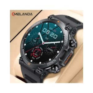 MELANDA-reloj inteligente K56 para hombre, accesorio de pulsera resistente al agua con pantalla HD de 1,39 pulgadas, Bluetooth, 