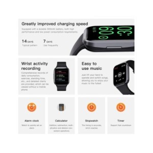 Reloj inteligente para hombre y mujer, accesorio de pulsera resistente al agua con control del ritmo cardíaco y de la presión sa