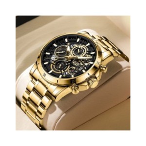 LIGE-Reloj de pulsera de cuarzo para mujer, accesorio deportivo de lujo, de acero creativo, color dorado, a la moda