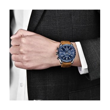 BENYAR- Relojes de marca de lujo para hombre, reloj masculino con correa de silicona, resistente al agua, de cuarzo, cronógrafo 