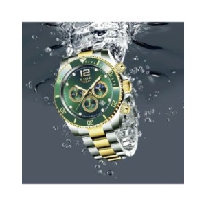 LIGE-reloj analógico de acero inoxidable para hombre, accesorio de pulsera de cuarzo resistente al agua con cronógrafo, compleme