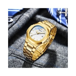 2023 Nuevos Relojes CHENXI Moda Hombres Oro Acero Inoxidable Reloj de Lujo Negocios Casual Impermeable Fecha reloj de hombre de 