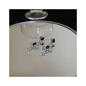 Pendientes de Cruz gótica negra para mujer, joyería Punk para Halloween, creatividad, moda, joyería de declaración hermosa, rega