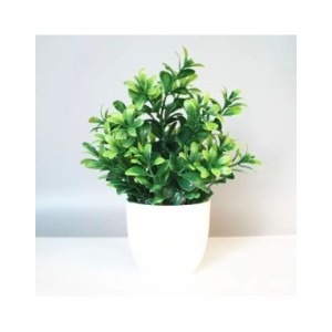 Escena de Planta Artificial en maceta para decoración del hogar, estante de escritorio, oficina, mesa, paisaje, bonsái, sala de 