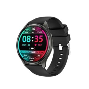 Reloj inteligente Amoled para hombre y mujer, pulsera deportiva con llamadas telefónicas, Bluetooth, NFC, Monitor de temperatura