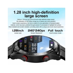 Reloj inteligente deportivo ECG + PPG para hombre, pulsera con llamadas, Bluetooth, láser, presión arterial, resistente al agua 