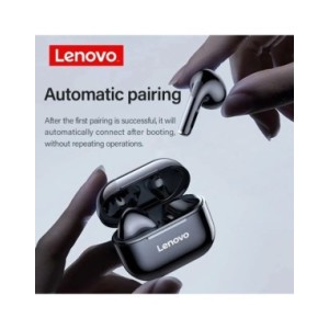 Lenovo Auricular Inalámbrico TWS, Audífonos Originales, Bluetooth, Control Táctil, Cascos Deportivos, Estéreo, Accesorio para Te