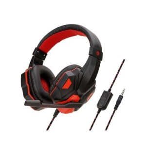 Luetooth-auriculares inalámbricos para videojuegos, audífonos con micrófono y cancelación de ruido, con cable, para teléfono móv