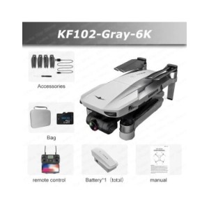 Dron KF102 con GPS, cuadricóptero plegable sin escobillas, cámara Profesional 8K HD, 2 ejes, cardán, antivibración, fotografía a