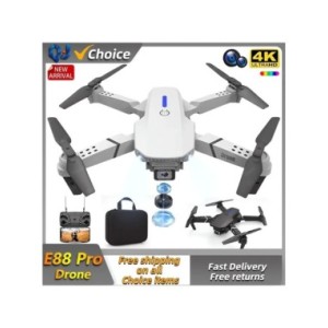 E88Pro-Dron 4K con cámara HD gran angular de 2024 P, helicóptero plegable, WIFI, FPV, juguete de regalo de altura, 1080