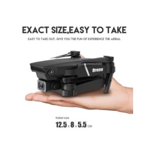 E88Pro-Dron 4K con cámara HD gran angular de 2024 P, helicóptero plegable, WIFI, FPV, juguete de regalo de altura, 1080