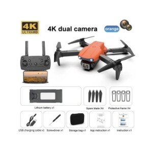 Dron profesional E99 Pro con cámara Dual 4K, cuadricóptero con WIFI, flujo óptico, evitación de obstáculos, fotografía aérea