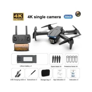 Dron profesional E99 Pro con cámara Dual 4K, cuadricóptero con WIFI, flujo óptico, evitación de obstáculos, fotografía aérea