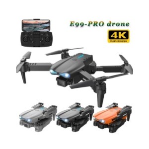Dron profesional E99 Pro con cámara Dual 4K, cuadricóptero con WIFI, flujo óptico, evitación de obstáculos, fotografía aérea