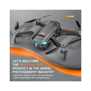 Dron portátil sin escobillas con GPS, cámara 4K HD, una tecla, retorno automático, largo tiempo de vuelo, rango de Control de 80