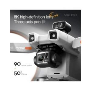 AE86 PRO MAX GPS FPV RC 5G WIFI Drone 4K profesional con cámara aérea 4K HD, evitación de obstáculos, cuadricóptero plegable sin
