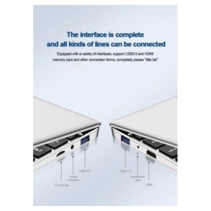 Juegos de ordenador portátil para oficina, 14,1 pulgadas, Windows 11, 16GB, DDR4, 512GB, SSD, Intel Celeron N4100, desbloqueado,