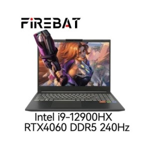 FIREBAT-ordenador portátil para videojuegos, T6A-X de 16 pulgadas, Intel i9-12900HX, RTX 4060, DDR5, 32 GB de RAM, M.2, 1TB, SSD