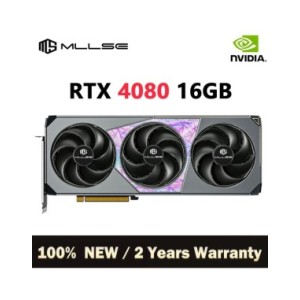 MLLSE-tarjetas gráficas RTX 4080, 16GB, NVIDIA, 16 Pines, GDDR6X, 256bit, HDMI x 1, DP x 3, PCI Express, 4,0x16, rtx 4080, 16gb,