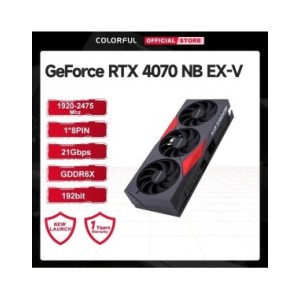 Tarjeta gráfica colorida GeForce RTX 4070 NB EX-V GDDR6x, 192bit, 2745MHz, NVIDIA GPU 4070 RTX, videojuego para escritorio Comp