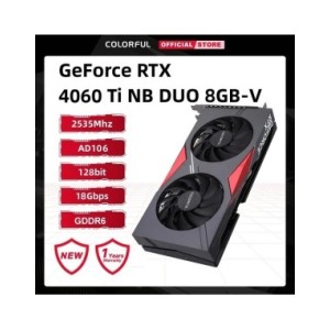 Tarjeta gráfica para juegos iGame GeForce RTX 4060 Ti NB DUO 8GB-V GDDR6 128bit 2535Mhz Eat chicken advanced NVIDIA GPU