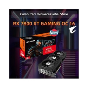 Tarjeta gráfica GIGABYTE-AMD RX 7800 XT GAMING OC 16G, Placa de vídeo,GDDR6, 256 bits, PCIe 4,0, novedad