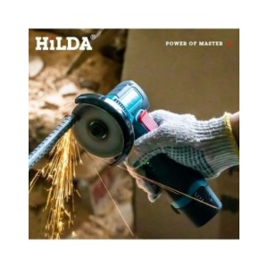 HILDA-Mini amoladora angular recargable, herramienta de pulido, rectificadora para cortar Diamante, herramientas eléctricas inal