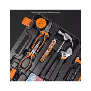 Juego de herramientas profesionales para el hogar, Kit de herramientas de reparación de caja de herramientas de combinación de c