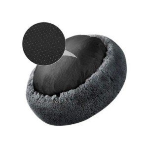 Cama redonda para perro y gato, cojín lavable ultrasuave, sofá cálido para invierno