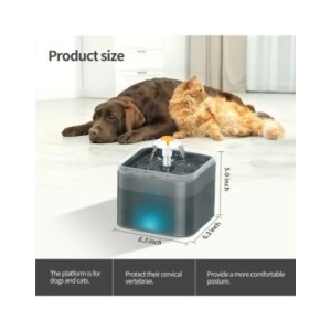Alimentador automático inteligente para perros y gatos, dispensador de comida seca de 3,5 litros, alimentador de agua de 2L, apt